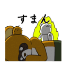 イタチの記者会見（個別スタンプ：1）