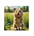 クォッカのかわいい表情集（個別スタンプ：2）