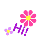 お花の花美英語バージョン（個別スタンプ：2）