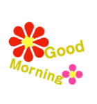 お花の花美英語バージョン（個別スタンプ：4）