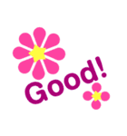 お花の花美英語バージョン（個別スタンプ：12）