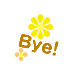 お花の花美英語バージョン（個別スタンプ：16）