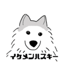 シベリアンハスキーのまめ(使いにくい)（個別スタンプ：9）