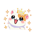 王様ハムスターのごきげんスタンプ（個別スタンプ：14）