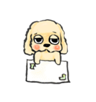 ゆるだる犬【太郎】2（個別スタンプ：1）