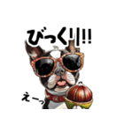 ロックでダジャレなボストンテリア（個別スタンプ：32）