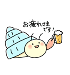 ヤドカリだもの。敬語ver.（個別スタンプ：6）