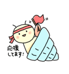 ヤドカリだもの。敬語ver.（個別スタンプ：28）