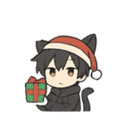 クロネコ少年の静かな日常（個別スタンプ：24）