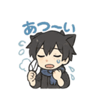 クロネコ少年の静かな日常（個別スタンプ：26）
