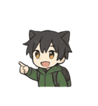 クロネコ少年の静かな日常（個別スタンプ：29）