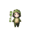 もふもふワニちゃん（個別スタンプ：20）