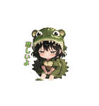 もふもふワニちゃん（個別スタンプ：29）