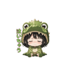 もふもふワニちゃん（個別スタンプ：30）