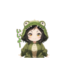 もふもふワニちゃん（個別スタンプ：31）