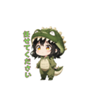 もふもふワニちゃん（個別スタンプ：37）