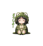 もふもふワニちゃん（個別スタンプ：38）