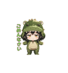 もふもふワニちゃん（個別スタンプ：39）