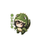 もふもふワニちゃん（個別スタンプ：40）