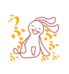 白黒パンダとウサギ（個別スタンプ：21）