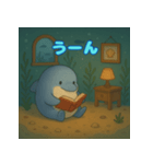 ぽっちゃりまるイルカ（個別スタンプ：27）