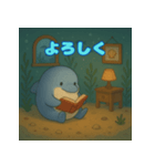 ぽっちゃりまるイルカ（個別スタンプ：28）
