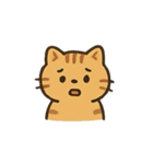 動く茶トラ猫（個別スタンプ：1）