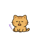 動く茶トラ猫（個別スタンプ：3）