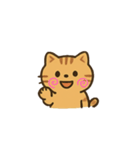 動く茶トラ猫（個別スタンプ：6）