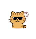 動く茶トラ猫（個別スタンプ：7）