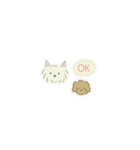 動く！もこぷりスタンプ（個別スタンプ：5）