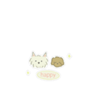 動く！もこぷりスタンプ（個別スタンプ：6）
