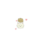 動く！もこぷりスタンプ（個別スタンプ：14）