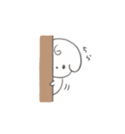 日常のしろいぬ（個別スタンプ：7）