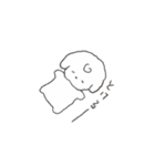 日常のしろいぬ（個別スタンプ：16）