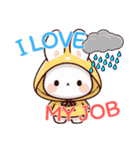 うさぎの赤ちゃんの生活 Ver6 (タイ)（個別スタンプ：2）