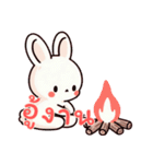 うさぎの赤ちゃんの生活 Ver6 (タイ)（個別スタンプ：7）