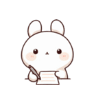 うさぎの赤ちゃんの生活 Ver6 (タイ)（個別スタンプ：37）
