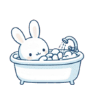 うさぎの赤ちゃんの生活 Ver6 (タイ)（個別スタンプ：40）