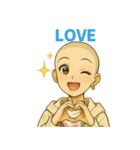 キュートなお坊さん（個別スタンプ：3）