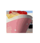 クレープが食べたくなるスタンプ（個別スタンプ：1）