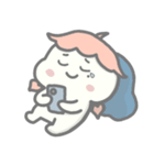 こっそり恋する日記（個別スタンプ：21）