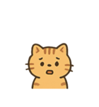 シンプル茶トラねこ（個別スタンプ：2）