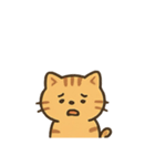 シンプル茶トラねこ（個別スタンプ：5）