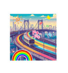 ロマンティック鉄道2025❤️12（個別スタンプ：3）