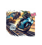 鉄道VSライダー（個別スタンプ：3）