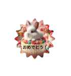 【敬語】うさ耳女子(春)（個別スタンプ：22）