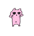 ピンクのニョ（個別スタンプ：3）