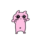 ピンクのニョ（個別スタンプ：8）