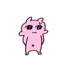 ピンクのニョ（個別スタンプ：10）
